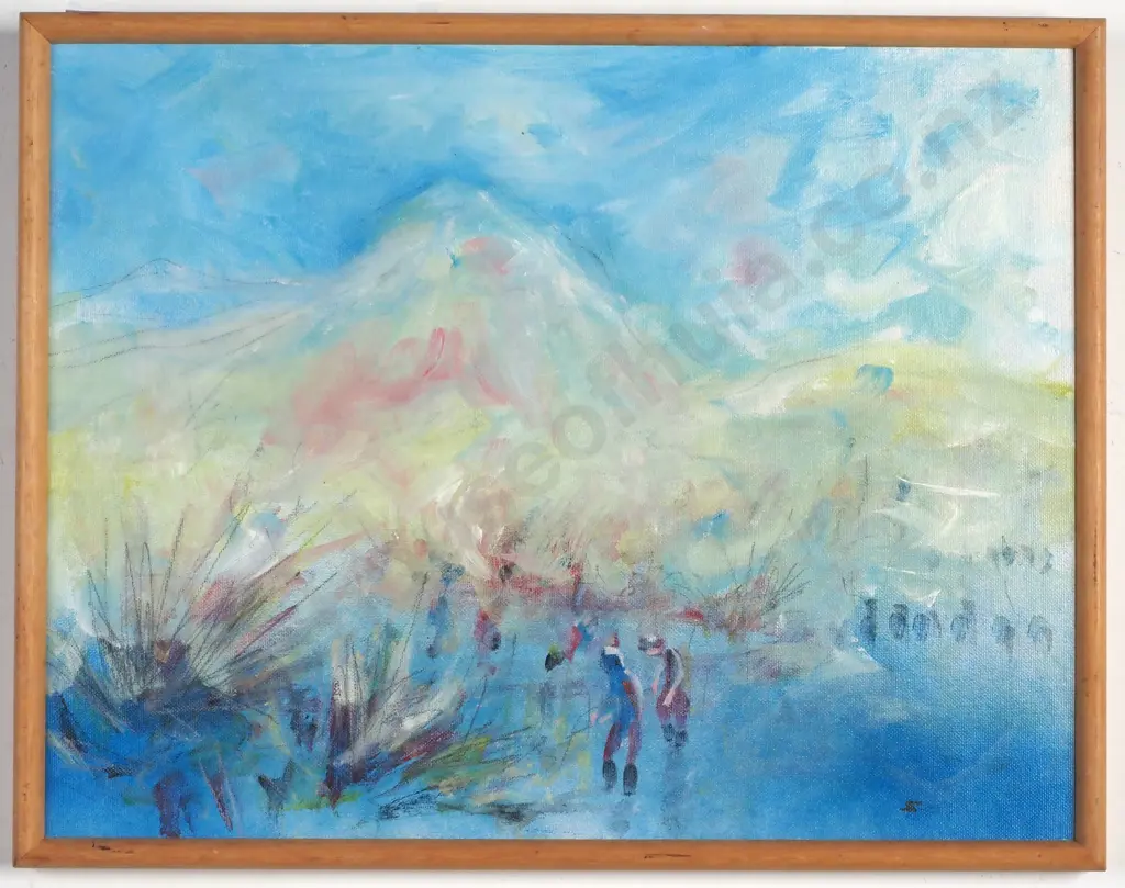 Sally Eden - Winter Scape, Mixed Media Image 1++