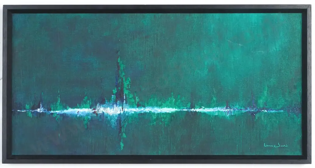 Artist Indecipherable - Untitled, Oil on Board Image 1++