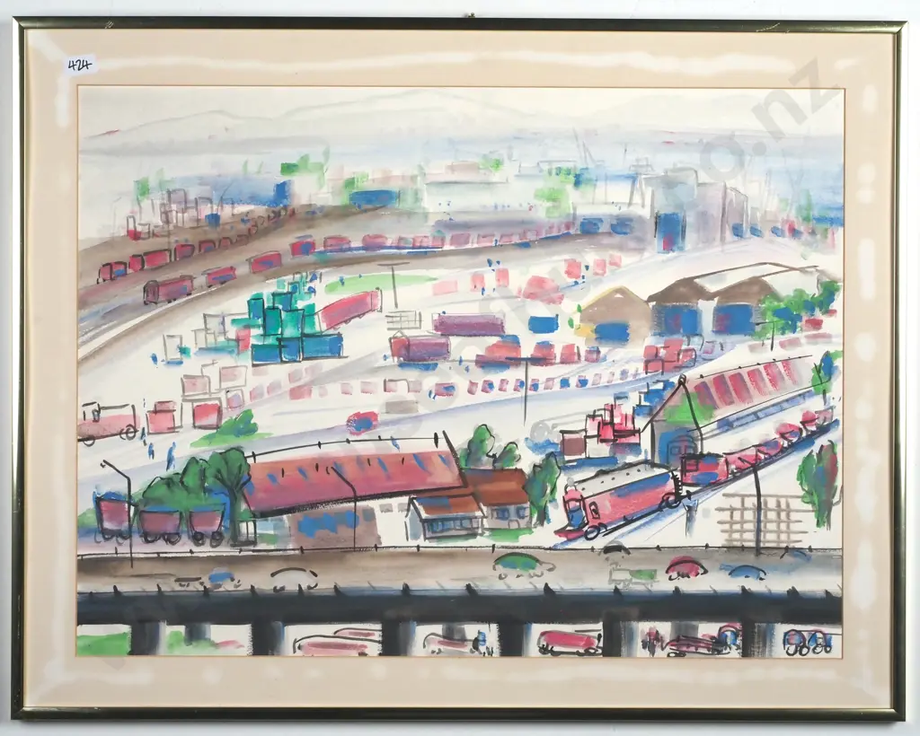 Sally Eden - Urban Industrial Landscape, Watercolour Image 1++