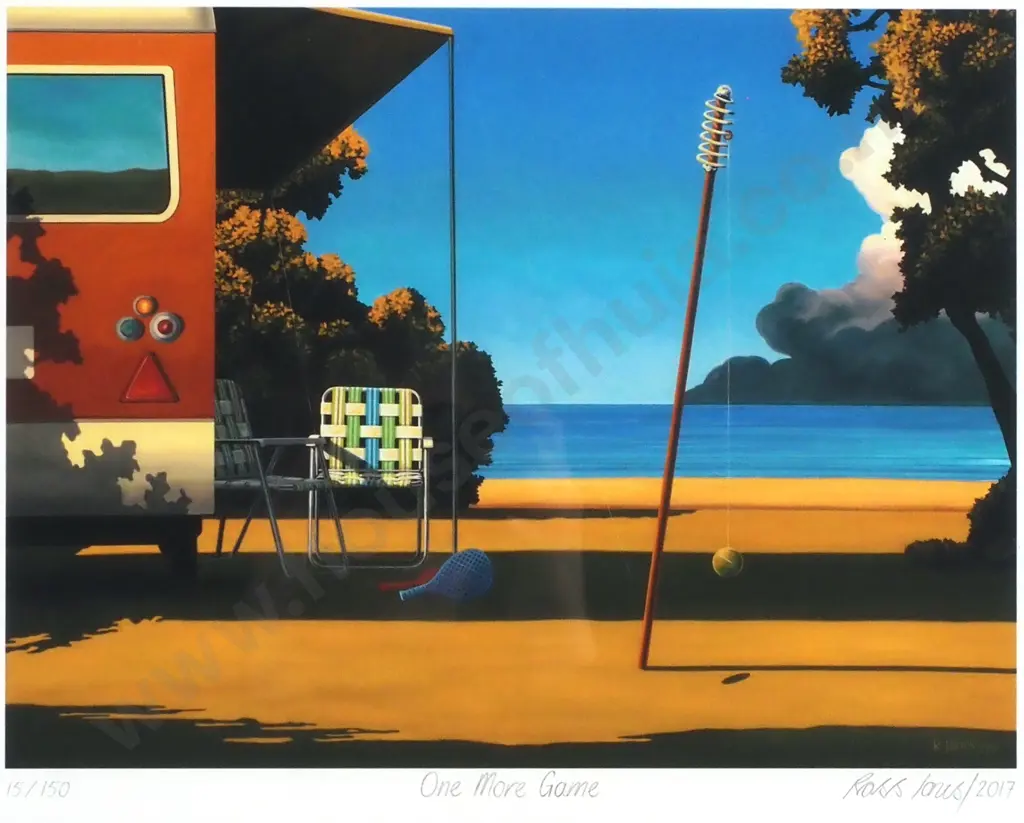 Ross Jones - 'One More Game' Limited Edition  GicleePrint Image 1++