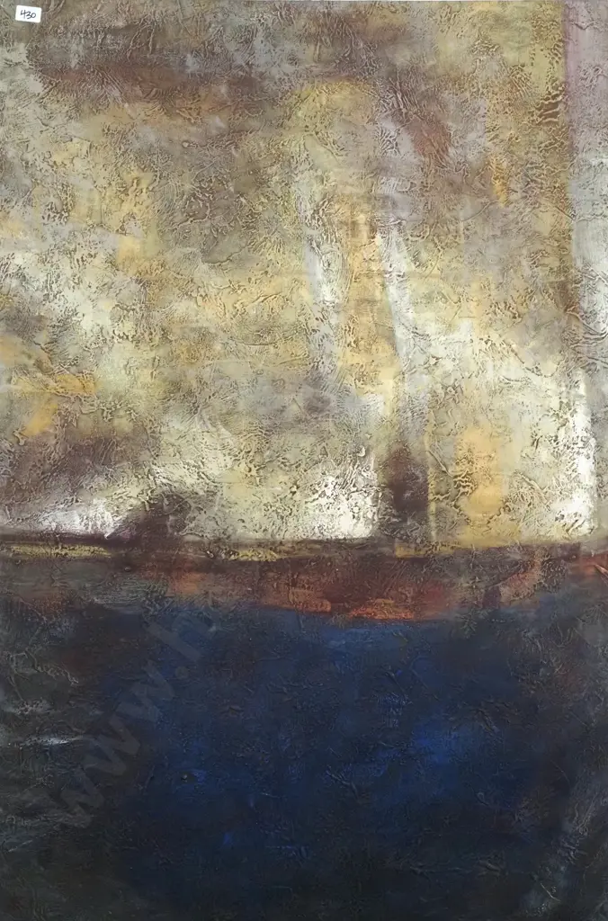 Large Abstract Painting on Canvas - Unsigned Image 1++