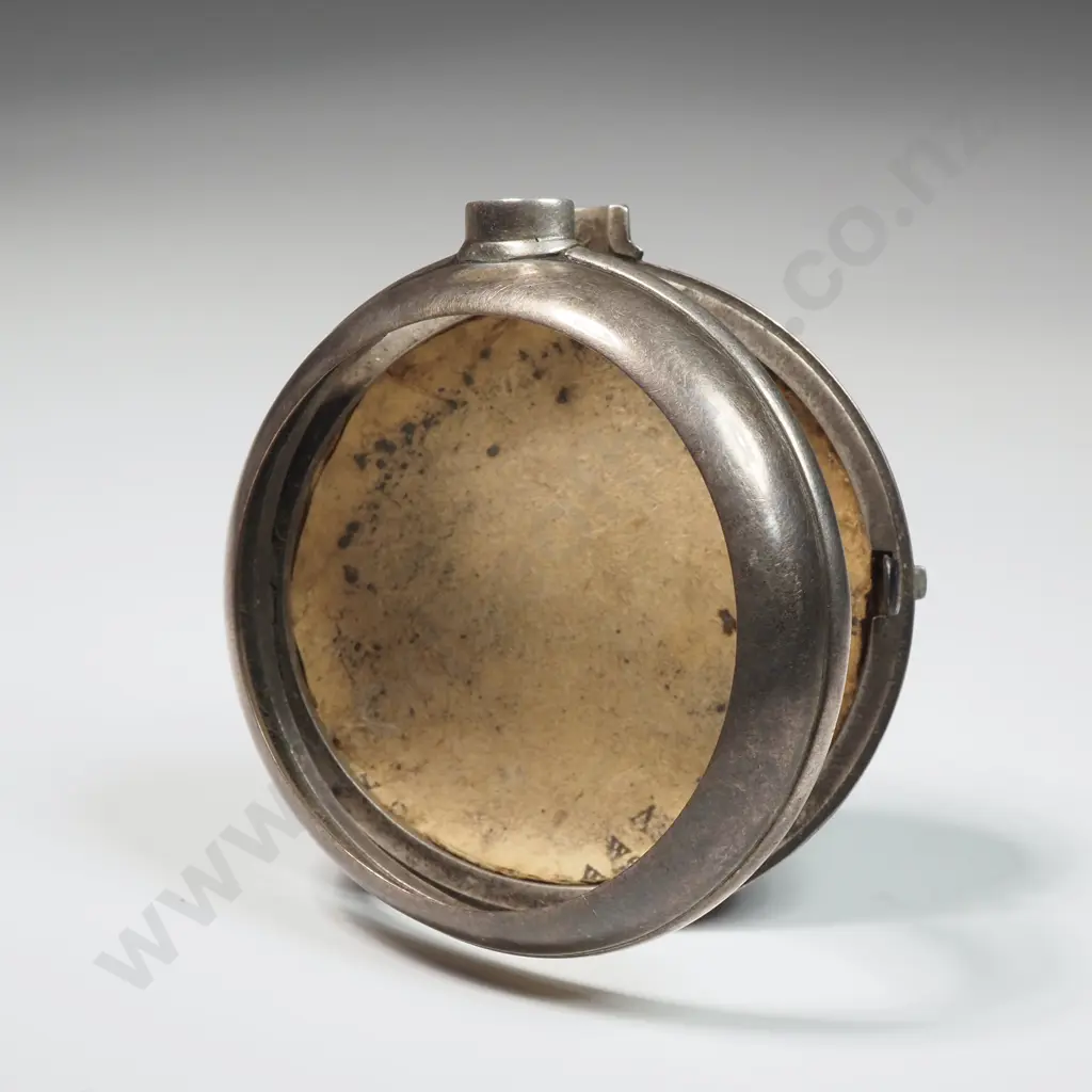 1858 London Sterling Silver Pair Case Pocket Watch A/F Image 1++