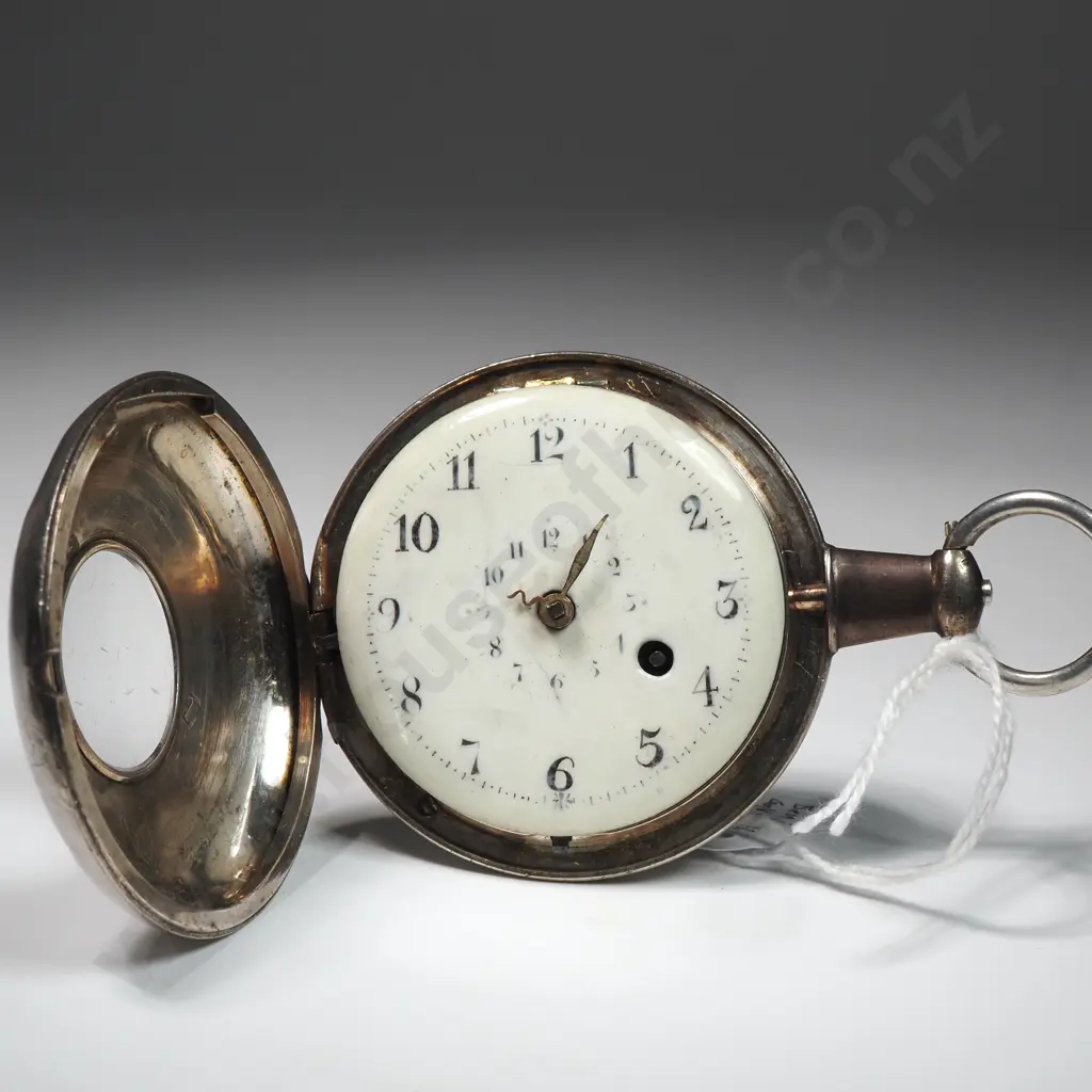Unusual Verge Pocket Watch in Sterling Silver - Hallmarked 1809 A/F Image 1++