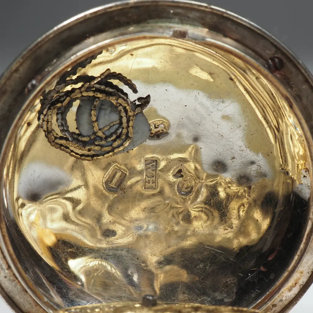 Unusual Verge Pocket Watch in Sterling Silver - Hallmarked 1809 A/F Image 1++