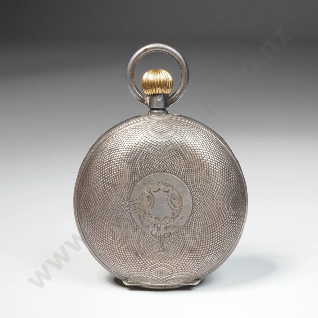 Antique Sterling Silver Hebdomas Pocket Watch A/F Image 1++