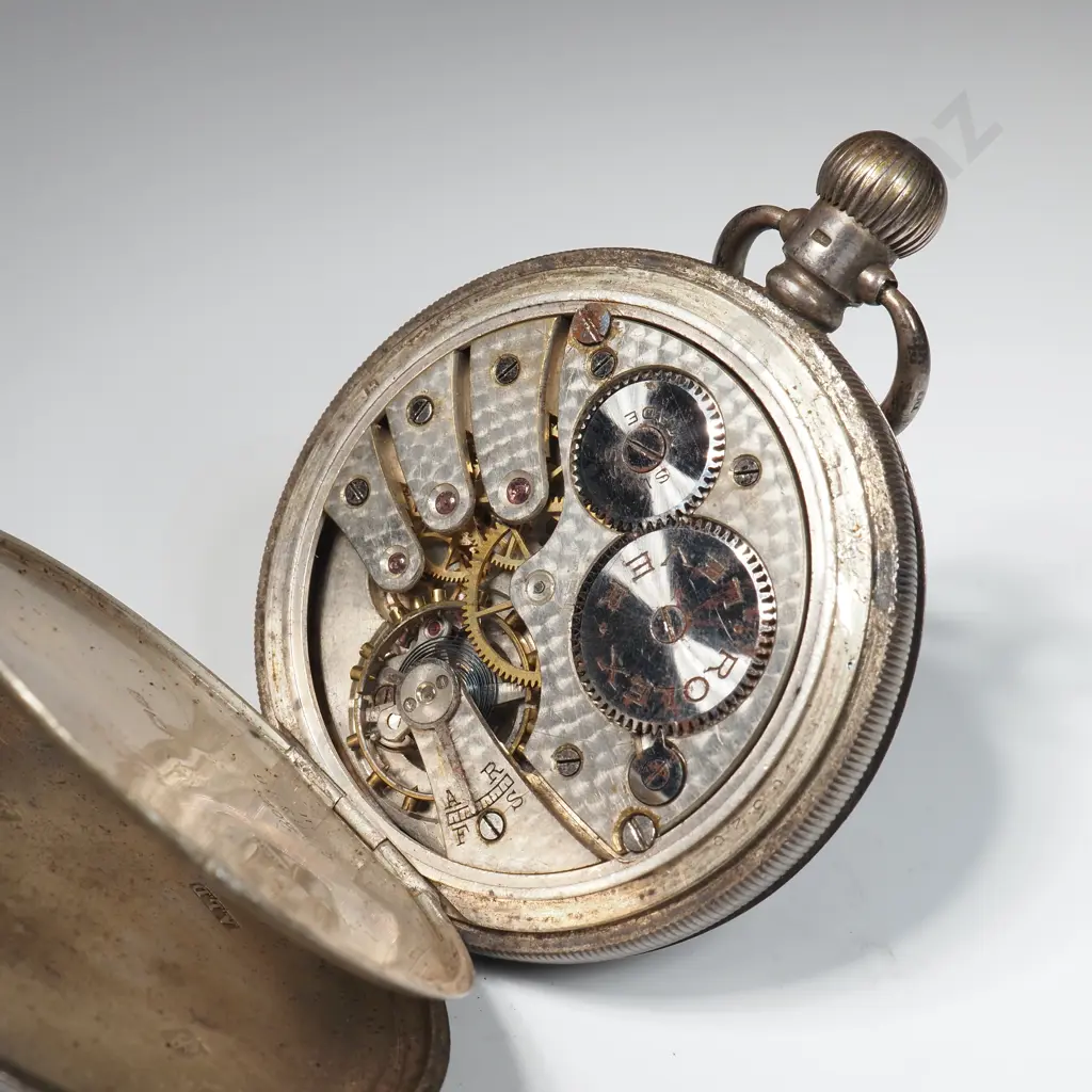 Sterling Silver Rolex Pocket Watch Image 1++