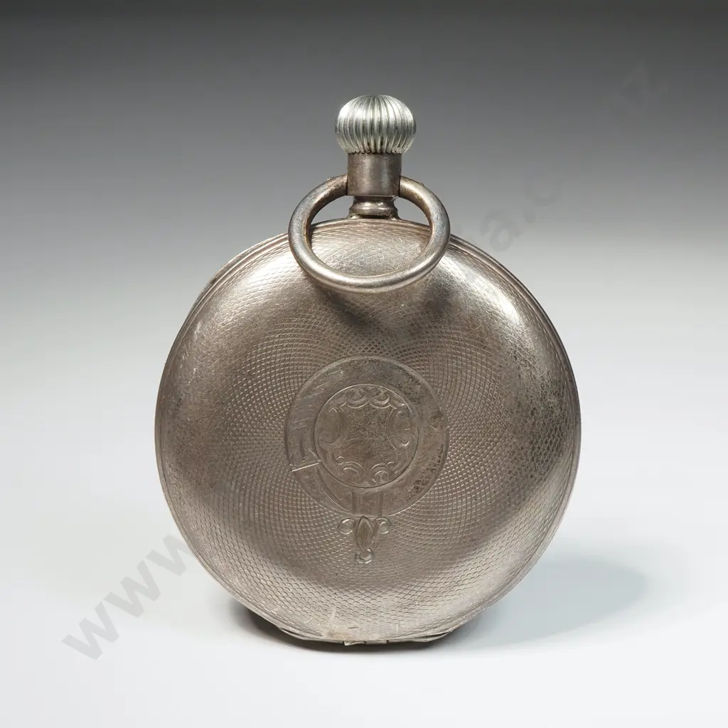 Sterling Silver Omega Pocket Watch. Weight 116.6 grams  Image 1++