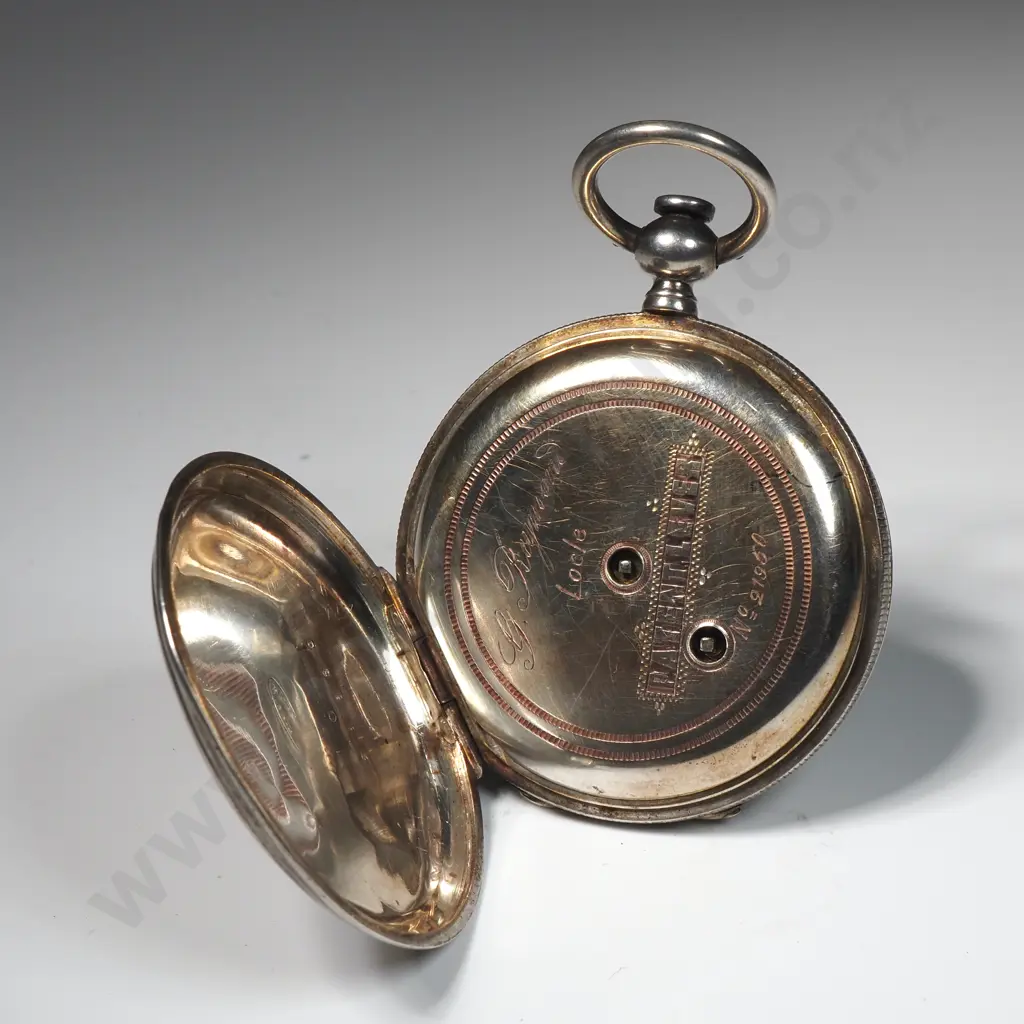 Continental Silver Pocket Watch A/F Image 1++