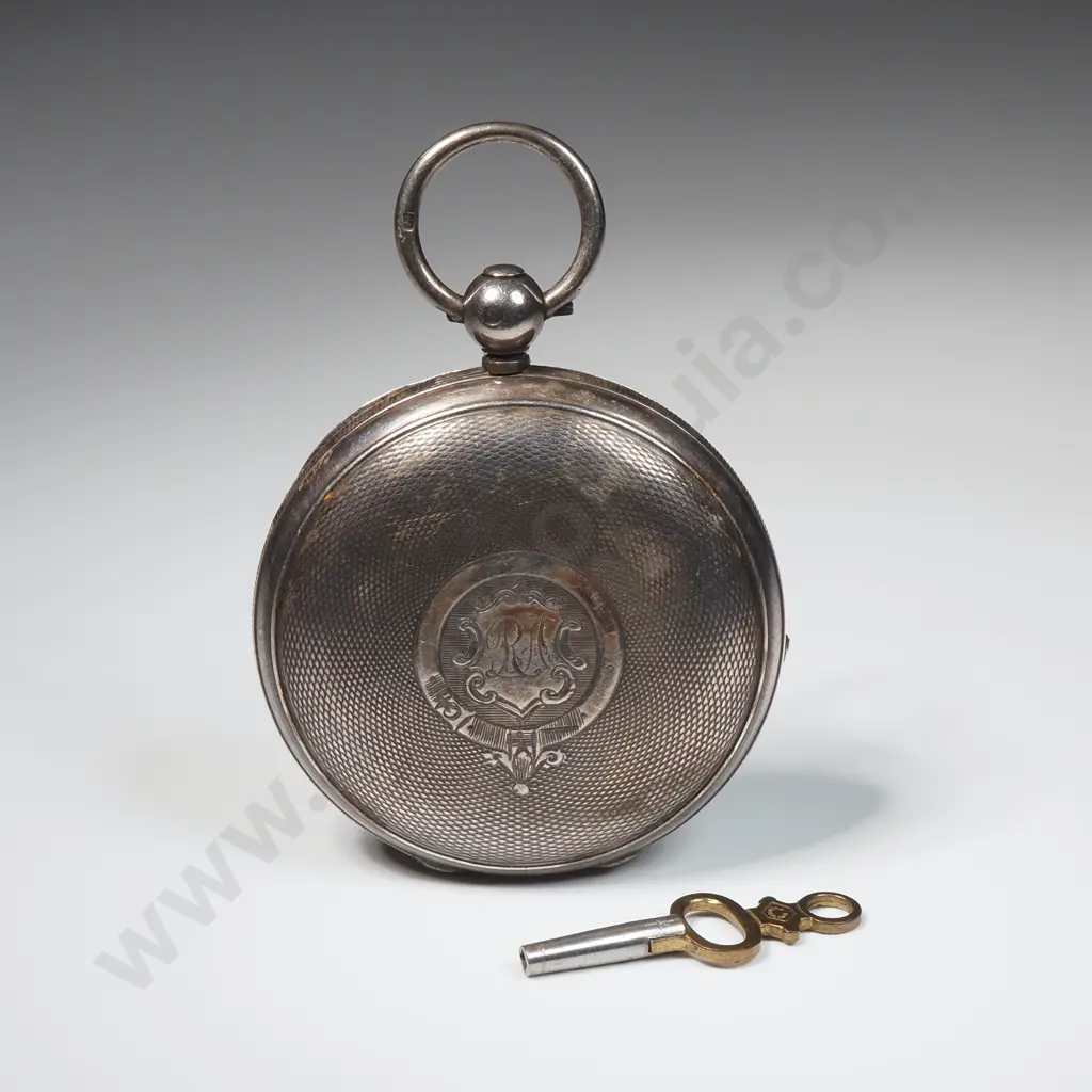 Substantial Sterling Silver Rotherhams Full Hunter Pocket Watch - Hallmarked London 1879 Image 1++