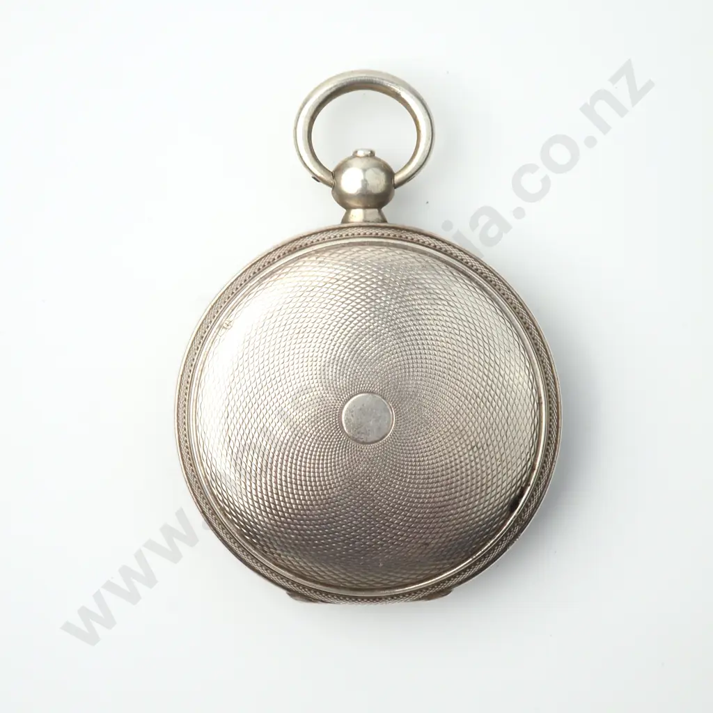 Unusually Thin Swiss Verge Pocket Watch in Silver A/F Image 1++