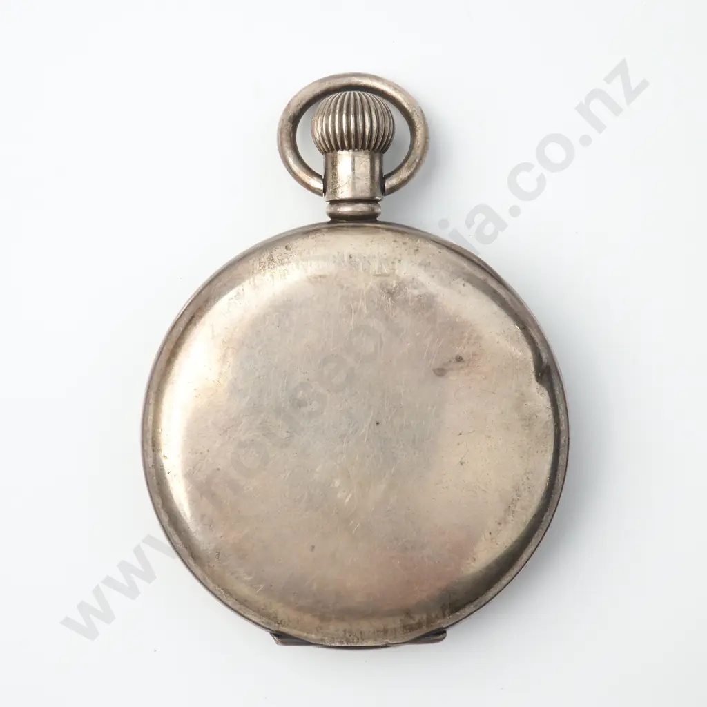 Antique Cased Sterling Silver Benson Pocket Watch Image 1++