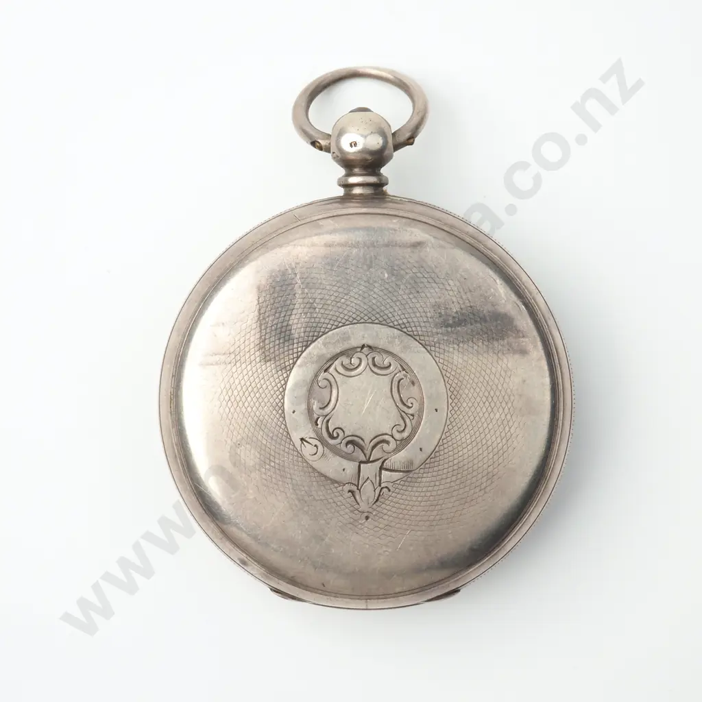 Sterling Silver English Fusee Lever  Pocket Watch Image 1++