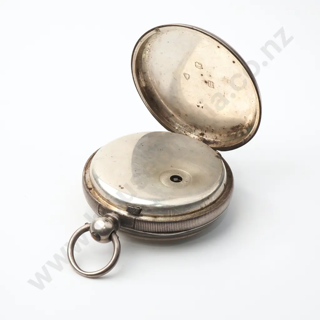Sterling Silver English Fusee Lever  Pocket Watch Image 1++