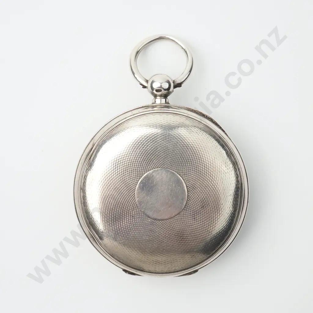 1877 Sterling Silver Open Face Pocket Watch Image 1++