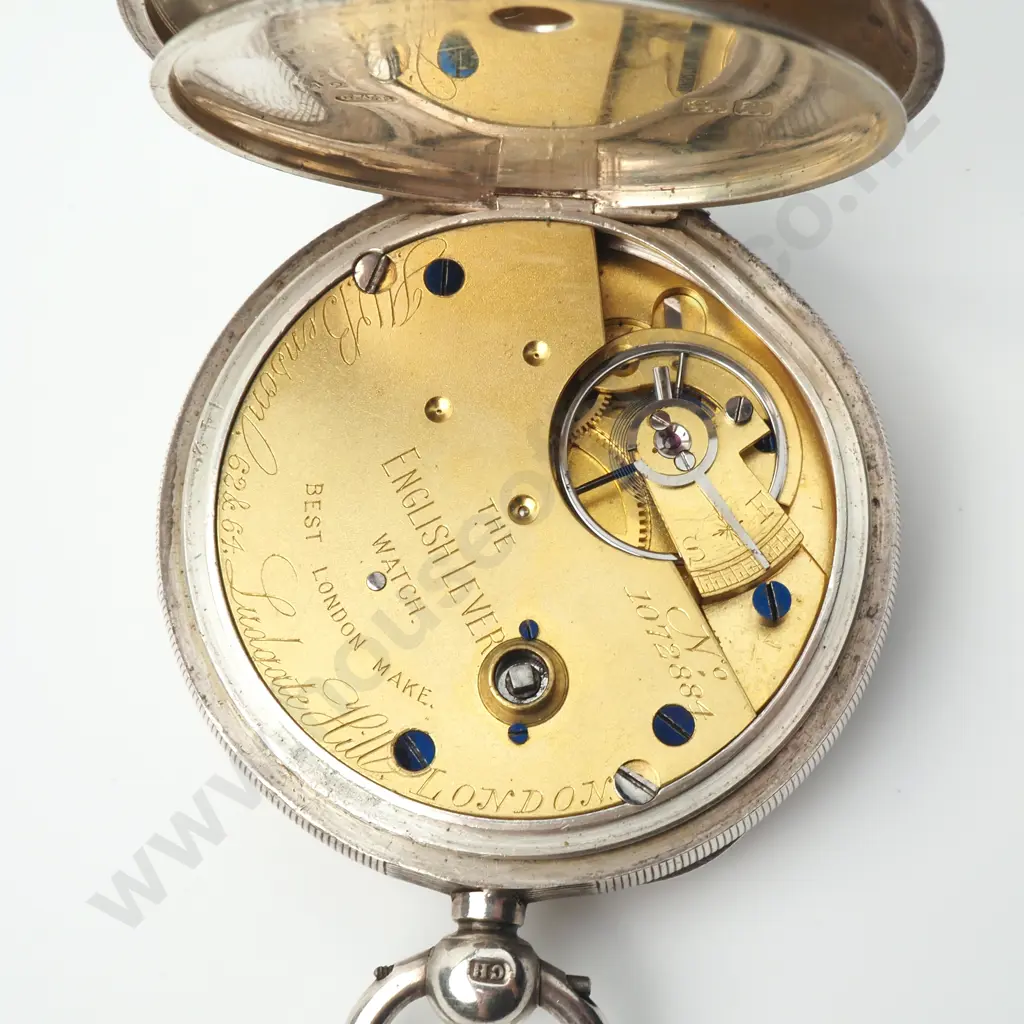 Sterling Silver Pocket Watch Image 1++