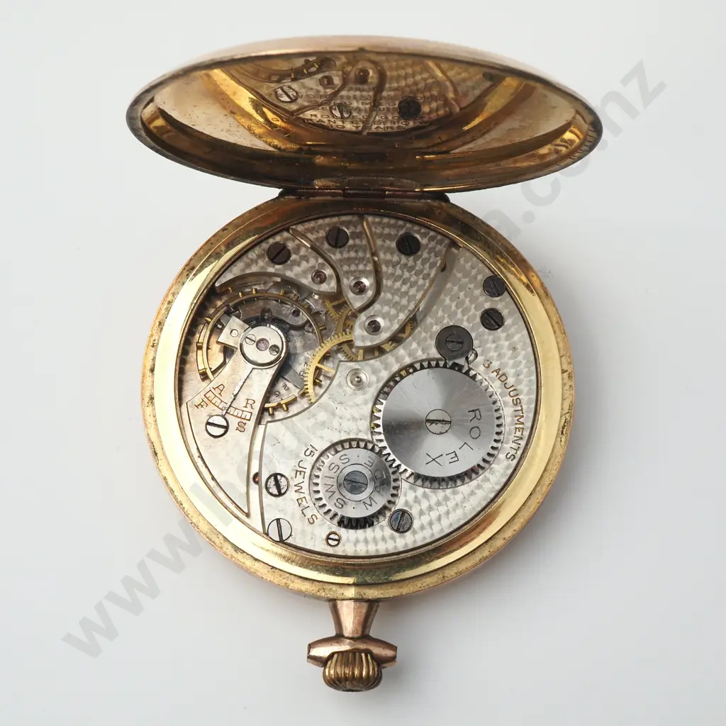 Rolled Gold Rolex Pocket Watch A/F Image 1++