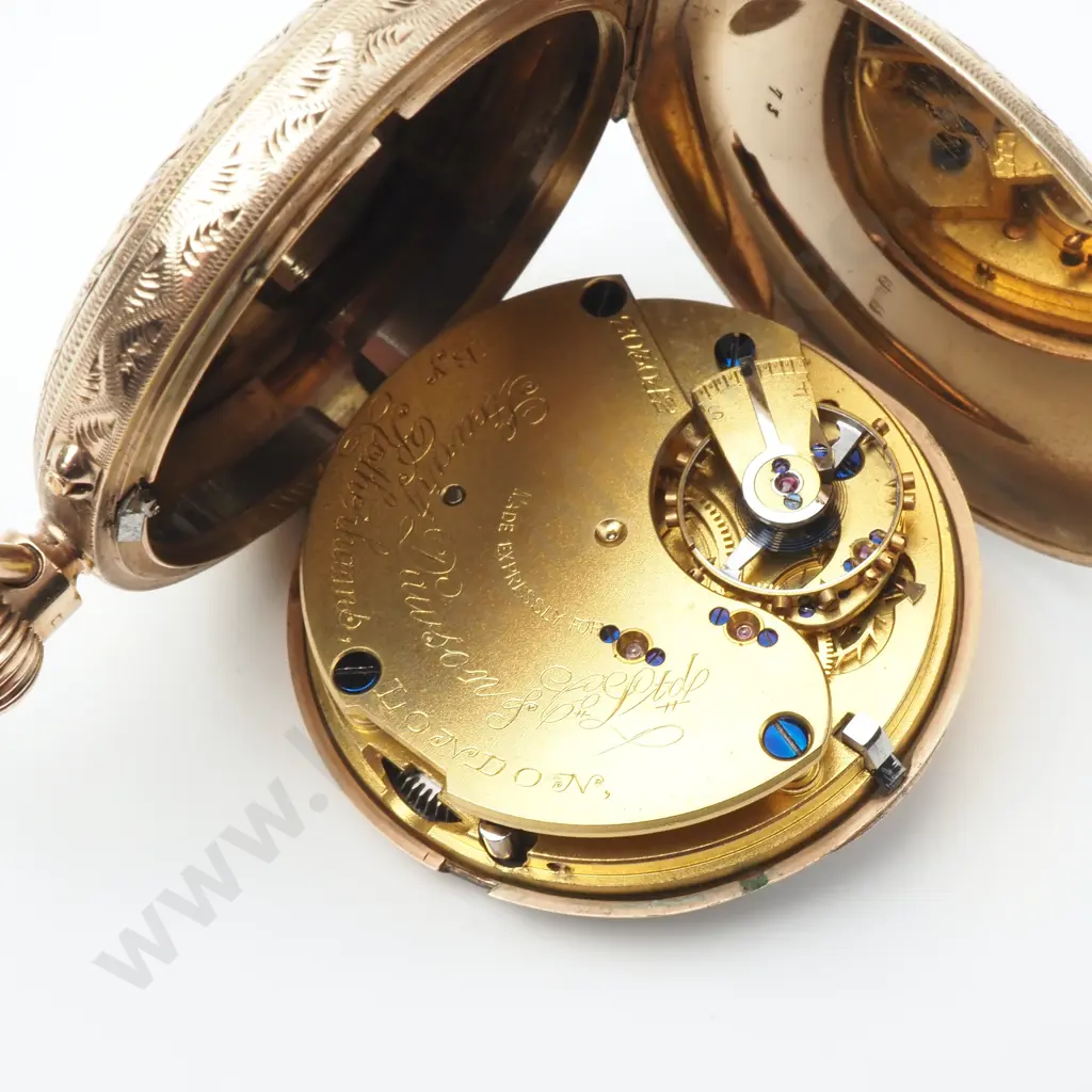 Antique 9ct Gold Pocket Watch w English Hallmarks Image 1++