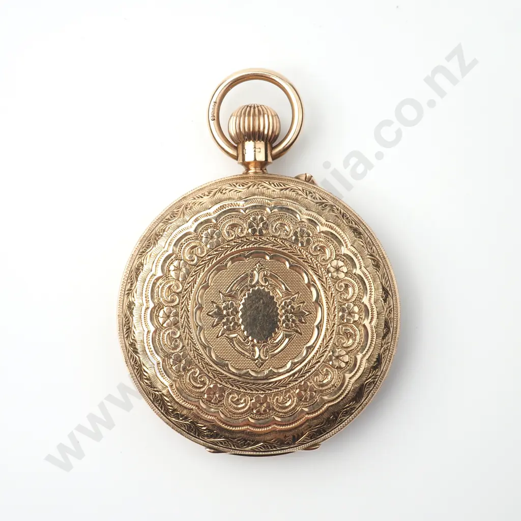 Antique 9ct Gold Pocket Watch w English Hallmarks Image 1++
