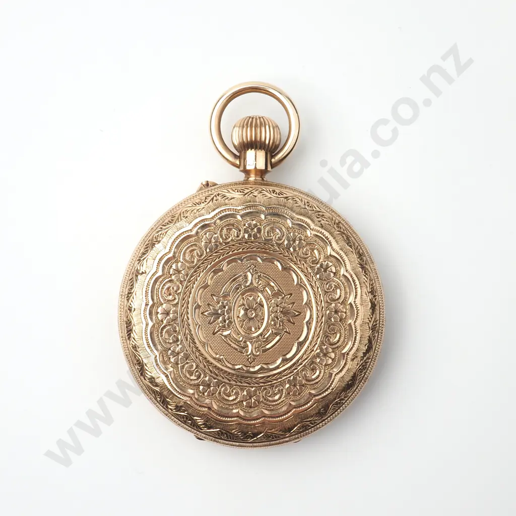 Antique 9ct Gold Pocket Watch w English Hallmarks Image 1++