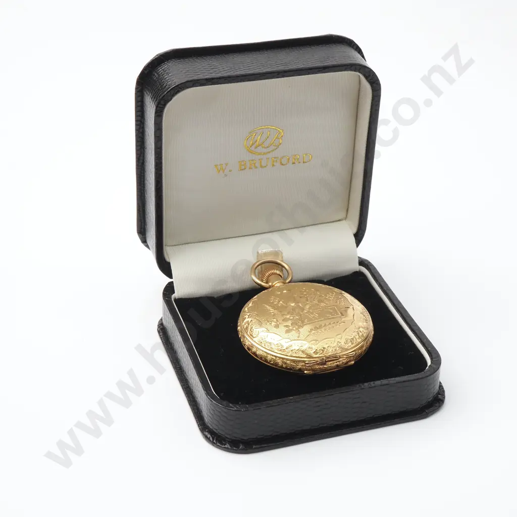 Impressive 18ct Gold Waltham Pocket Watch Image 1++