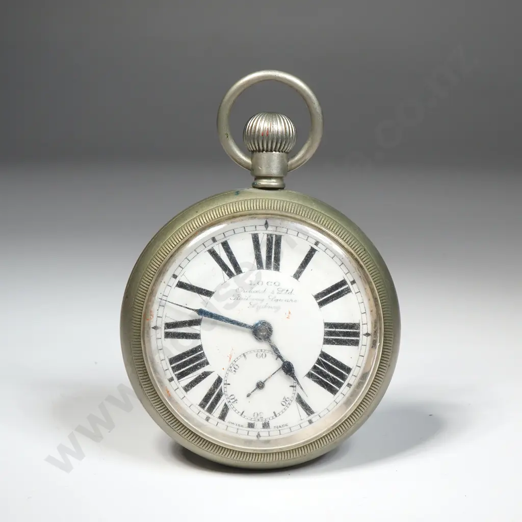 Antique Railway Pocket Watch - Loco - Sydney Image 1++