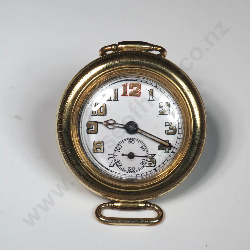 Vintage Rolled Gold Cased Trench Watch Image 1++