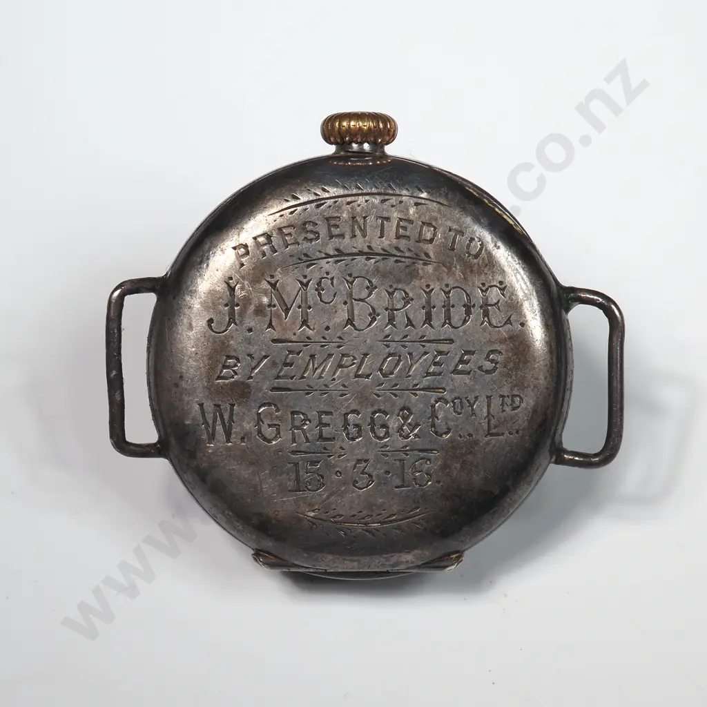 WW1 Sterling Silver Rolex Trench Watch Dated 1916 - Manual Wind Image 1++