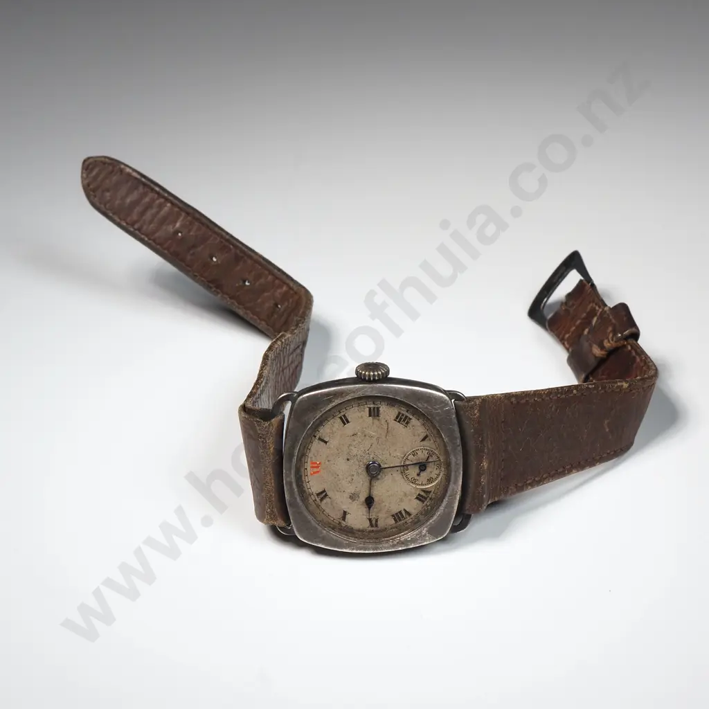 Antique Sterling Silver Wristwatch Image 1++