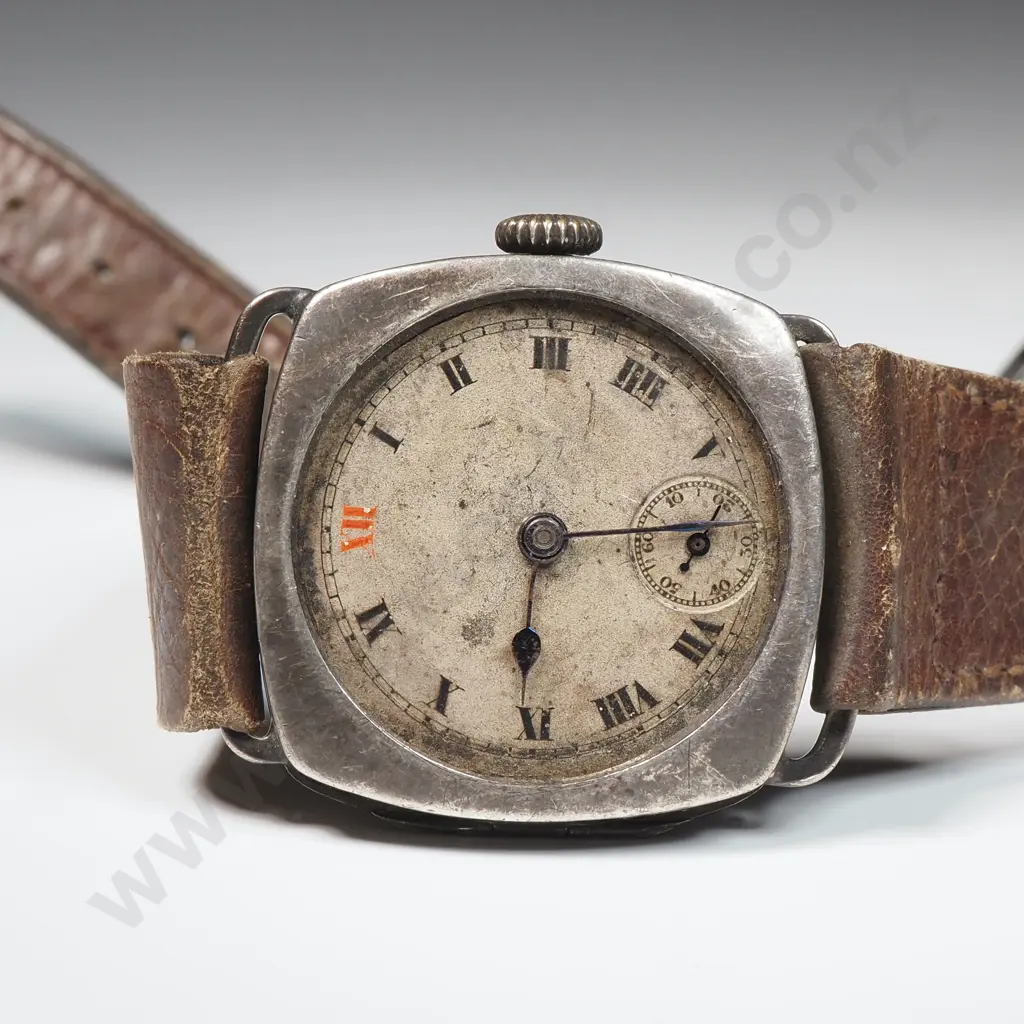 Antique Sterling Silver Wristwatch Image 1++