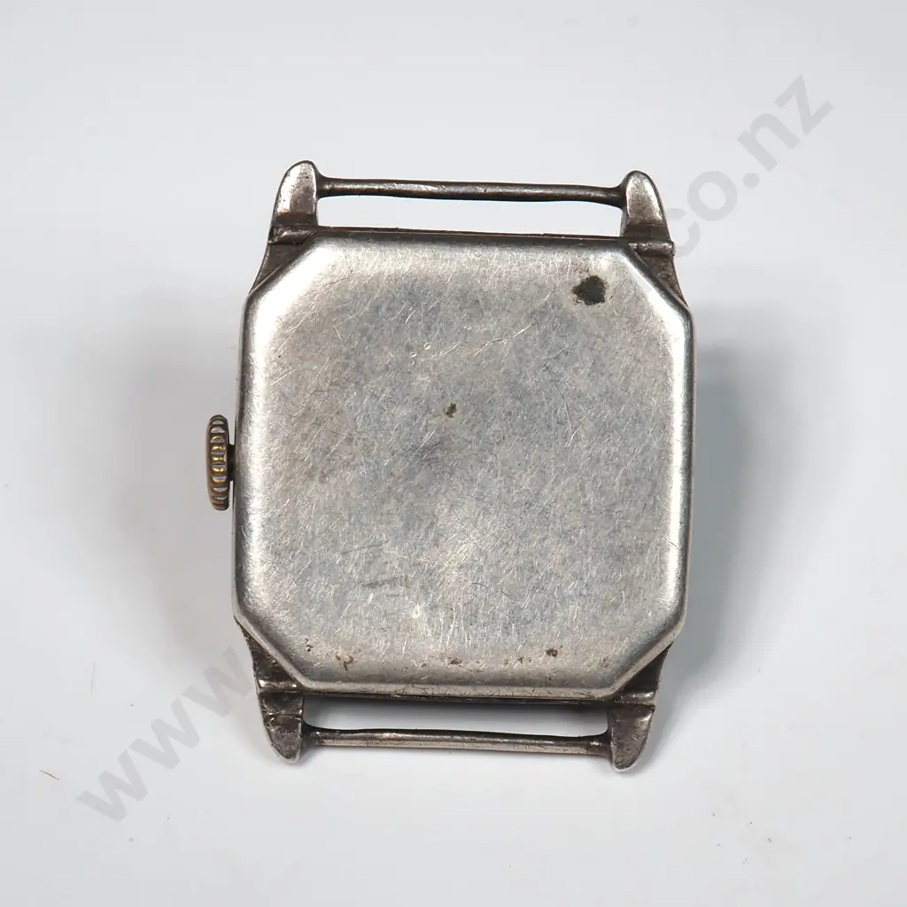 Antique Sterling Silver Wristwatch Head A/F Image 1++