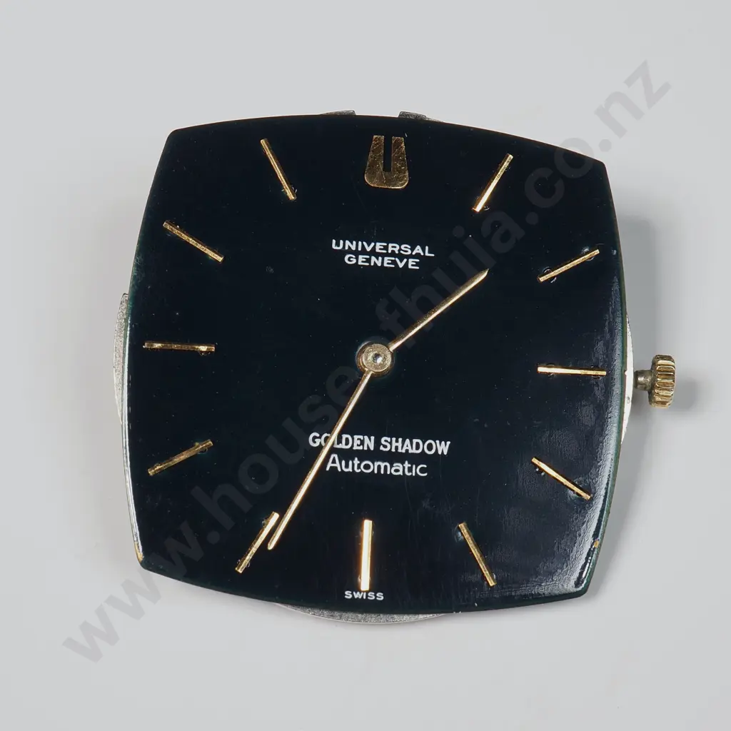 Universal Geneve Golden Shadow Automatic Wristwatch Movement & Dial Image 1++