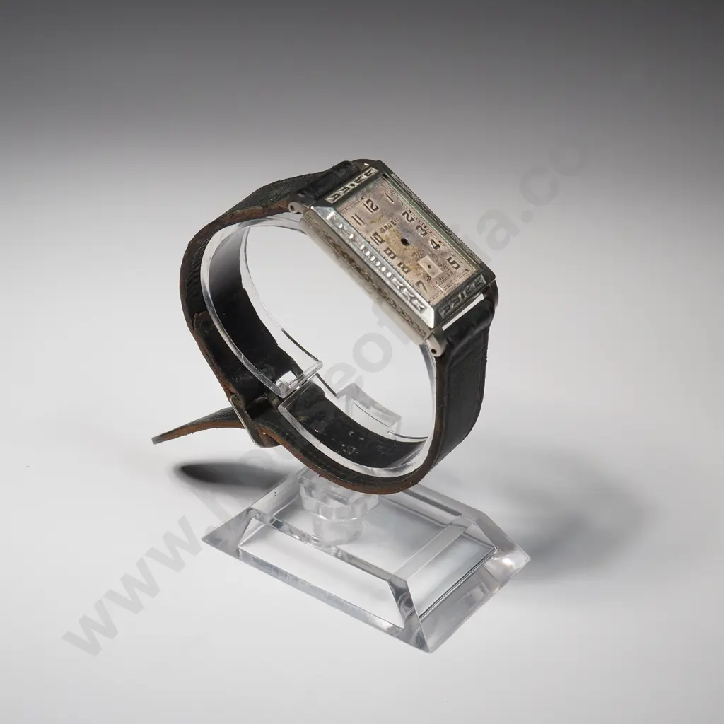 Antique Art Deco Gruen Wristwatch - 14ct Gold Reinforced w Metal - A/F Image 1++