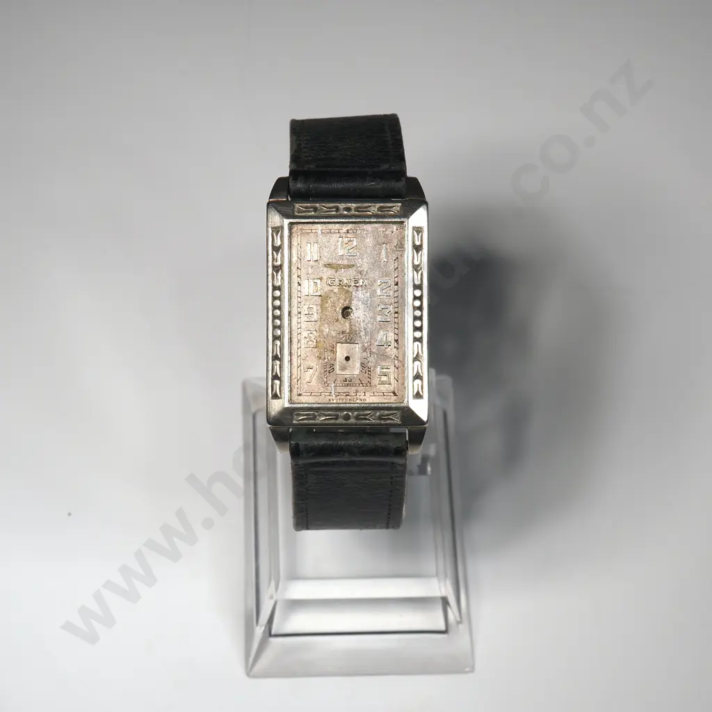Antique Art Deco Gruen Wristwatch - 14ct Gold Reinforced w Metal - A/F Image 1++