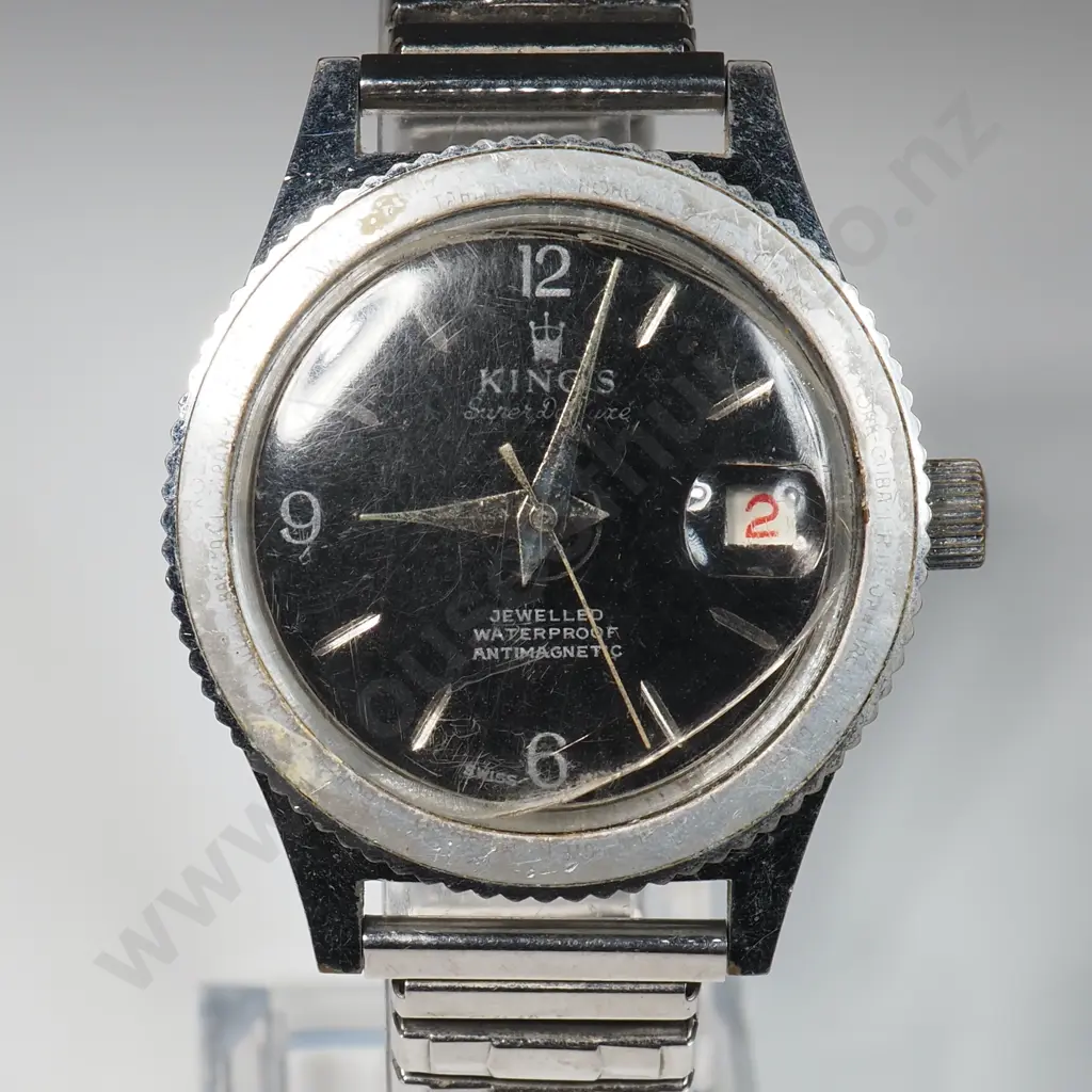 Vintage Kings Super Deluxe Wristwatch Image 1++