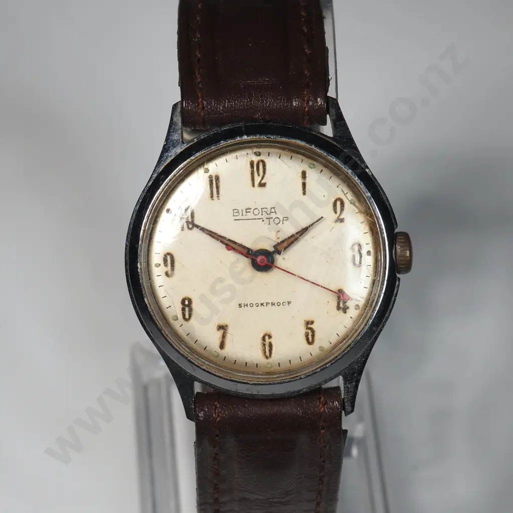 Vintage Bifora Wristwatch w Manual Wind Movement Image 1++