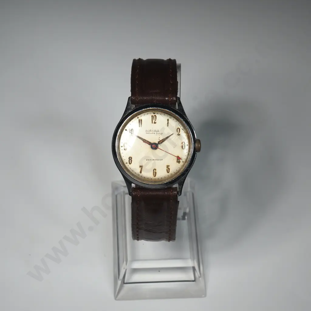 Vintage Bifora Wristwatch w Manual Wind Movement Image 1++