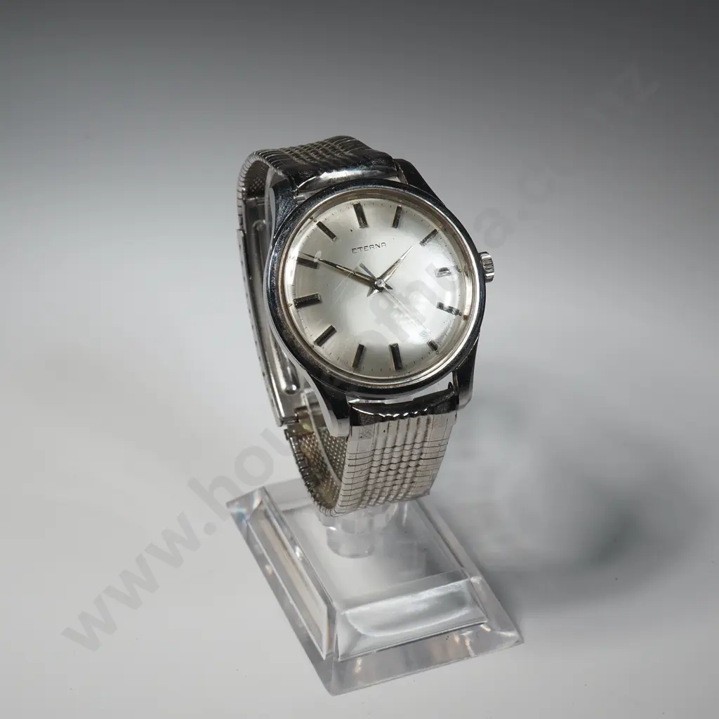 Vintage Eterna Wristwatch w Papers Image 1++
