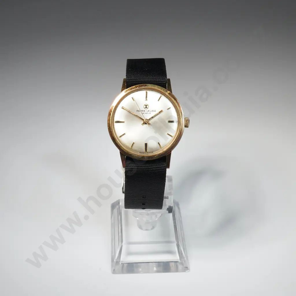 Cased Favre - Leuba Wristwatch Image 1++