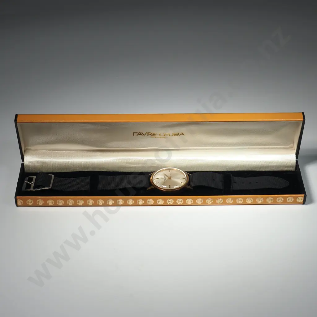 Cased Favre - Leuba Wristwatch Image 1++