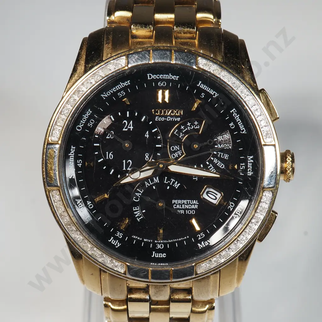 Citizen EcoDrivePerpetual Calendar Wristwatch Image 1++