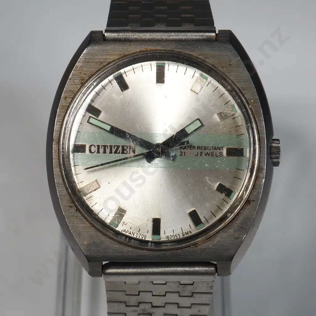 Vintage Citizens Parawater Automatic Men's Pocket Watch Image 1++