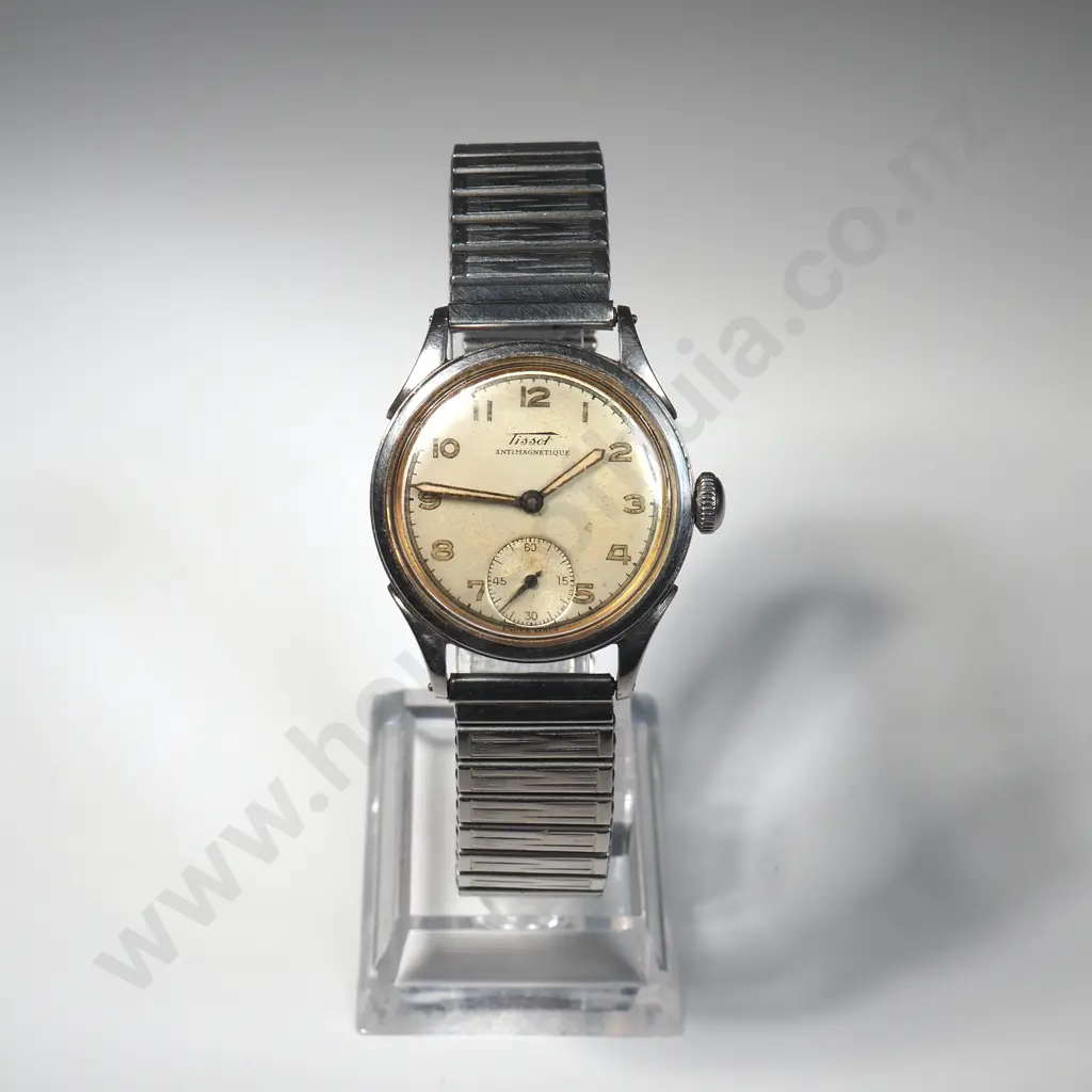 Vintage Gents Tissot Antimagnetique Wrist Watch on Flex Strap Image 1++