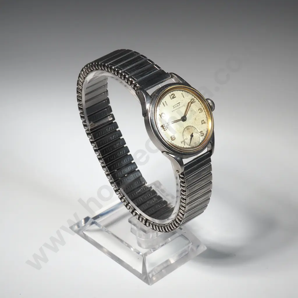Vintage Gents Tissot Antimagnetique Wrist Watch on Flex Strap Image 1++