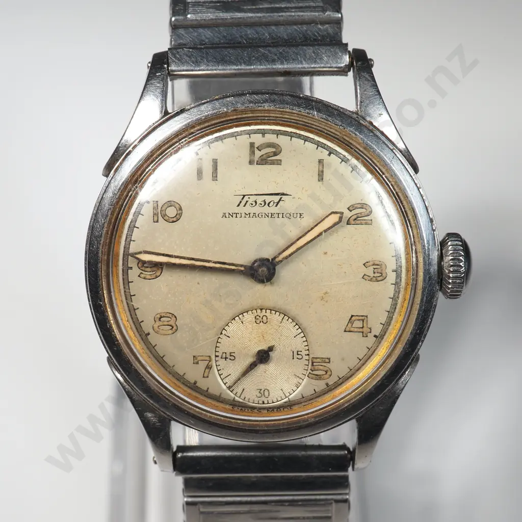 Vintage Gents Tissot Antimagnetique Wrist Watch on Flex Strap Image 1++