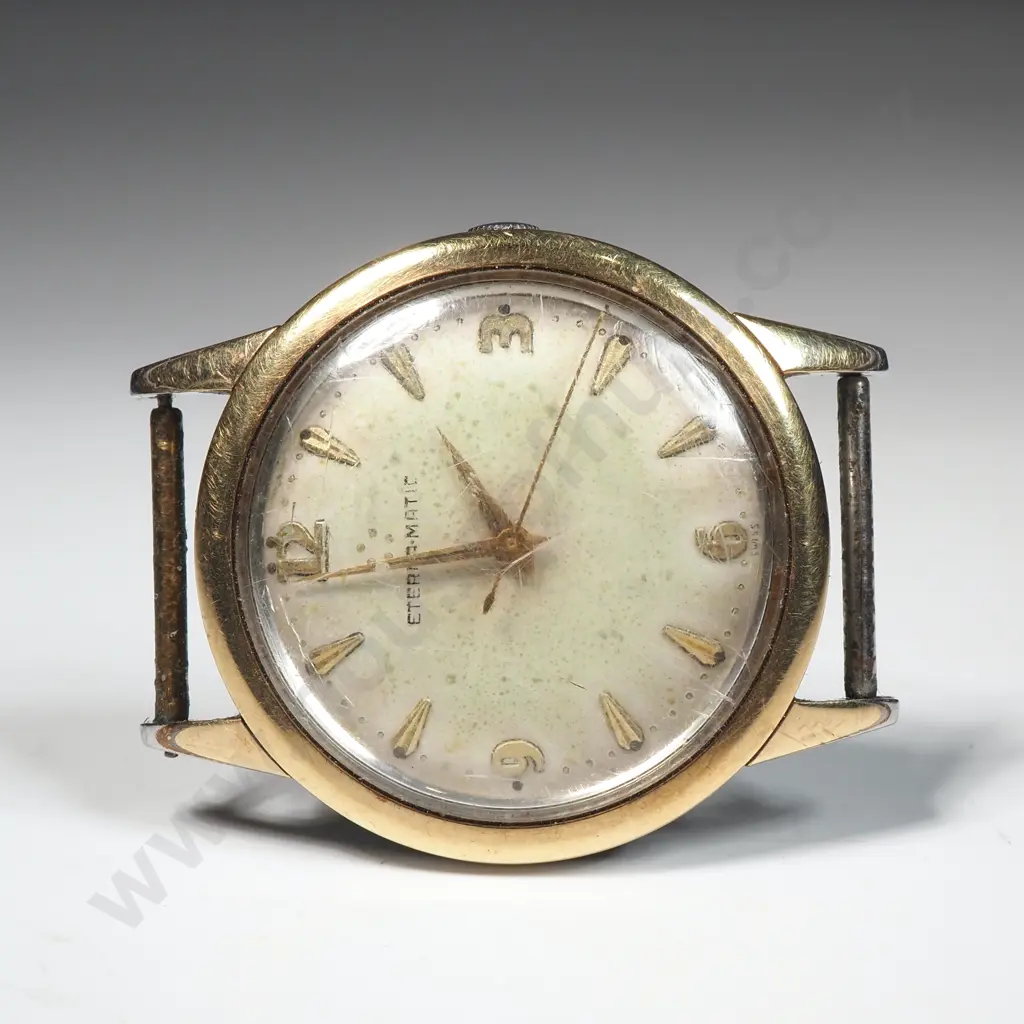 Gents Rolled Gold Eternamatic Wristwatch Head Image 1++