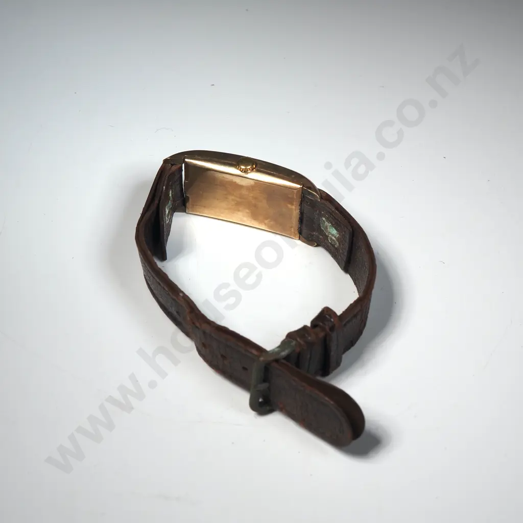 Rolled Gold 1940's Longines Gents Tank Wristwatch Image 1++