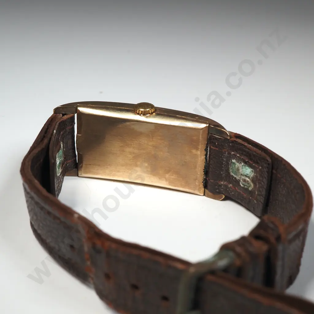 Rolled Gold 1940's Longines Gents Tank Wristwatch Image 1++