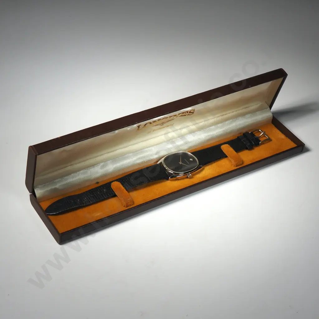 Cased Vintage Longines Manual Wind Elipse Wristwatch Image 1++