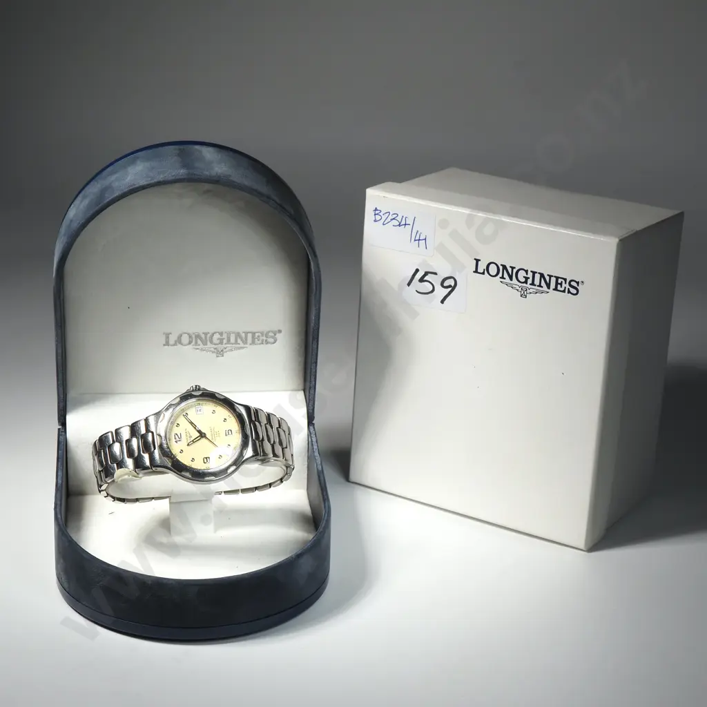 Stainless Steel Longines Wristwatch in Box A/F Image 1++