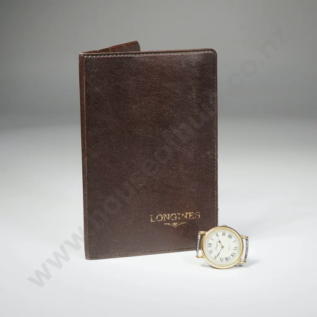 Vintage Ladies Longines Quartz Wristwatch Head w Papers Image 1++